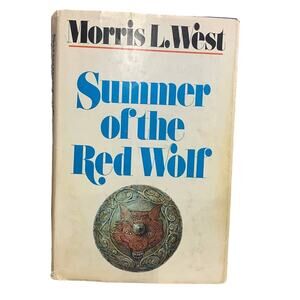 Vintage 1971 Summer of the Red Wolf Hardback Book Novel by Morris L West
